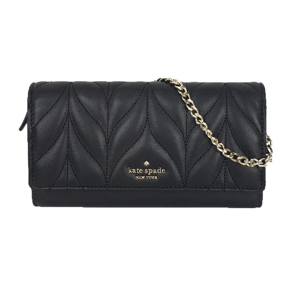 Kate spade quilted clutch